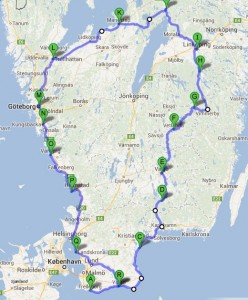 Schweden-Tour 2013: Das ist die grob geplante Radtour | life-on-bike.de